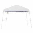 thumbnail image 1 of Z-Shade 10' x 10' Bouton Poussoir Jambe Coudée Instantanée Tente d'Ombrage, Blanc, 1 of 7