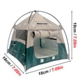 thumbnail image 3 of 1PC Breathable Mesh Small Pet Tent Hamster Hideout Foldable Parrot Cage Nest Sugar Glider Sleeping Beds Guinea Pig Cozy Habitats, 3 of 8