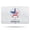 White-2, variant on 20x32 Inch Ultra Soft Faux Bath Mat Non Slip Absorbent Microfiber Bathroom Rug, USA, Independence Day Theme