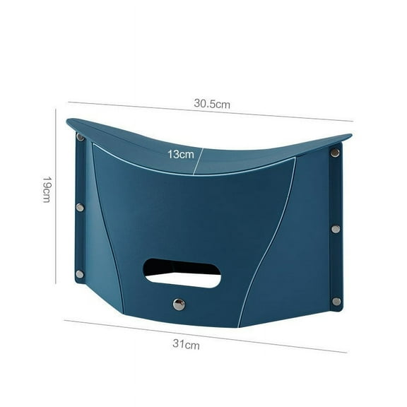 Portable Card Folding Stool Outdoor Camping and Fishing Multi Functional Plastic Handheld Basket Storage Chair