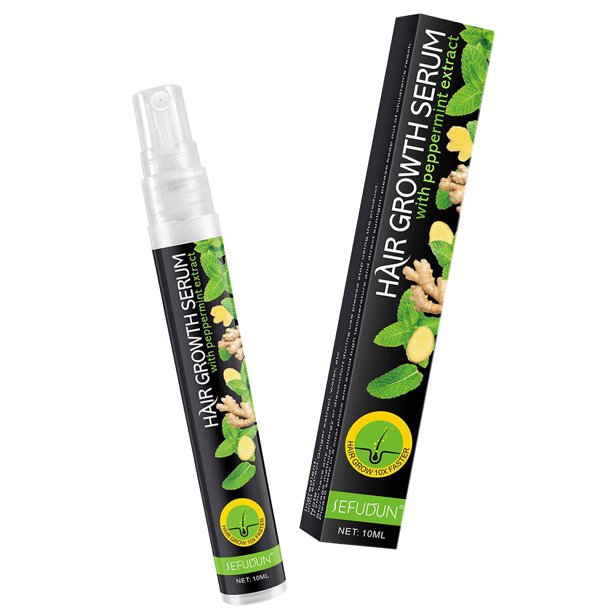 Aerosol Para El Crecimiento Del Cabello Suero de crecimiento rápido de 10 ml, spray antipérdida de cabello Natural para tratamiento de belleza del cuero cabelludo Likrtyny Cuidado Belleza