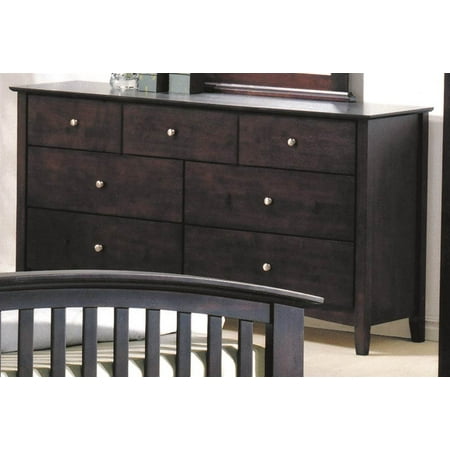 6-Drawer Dresser in Espresso Finish - Walmart.com