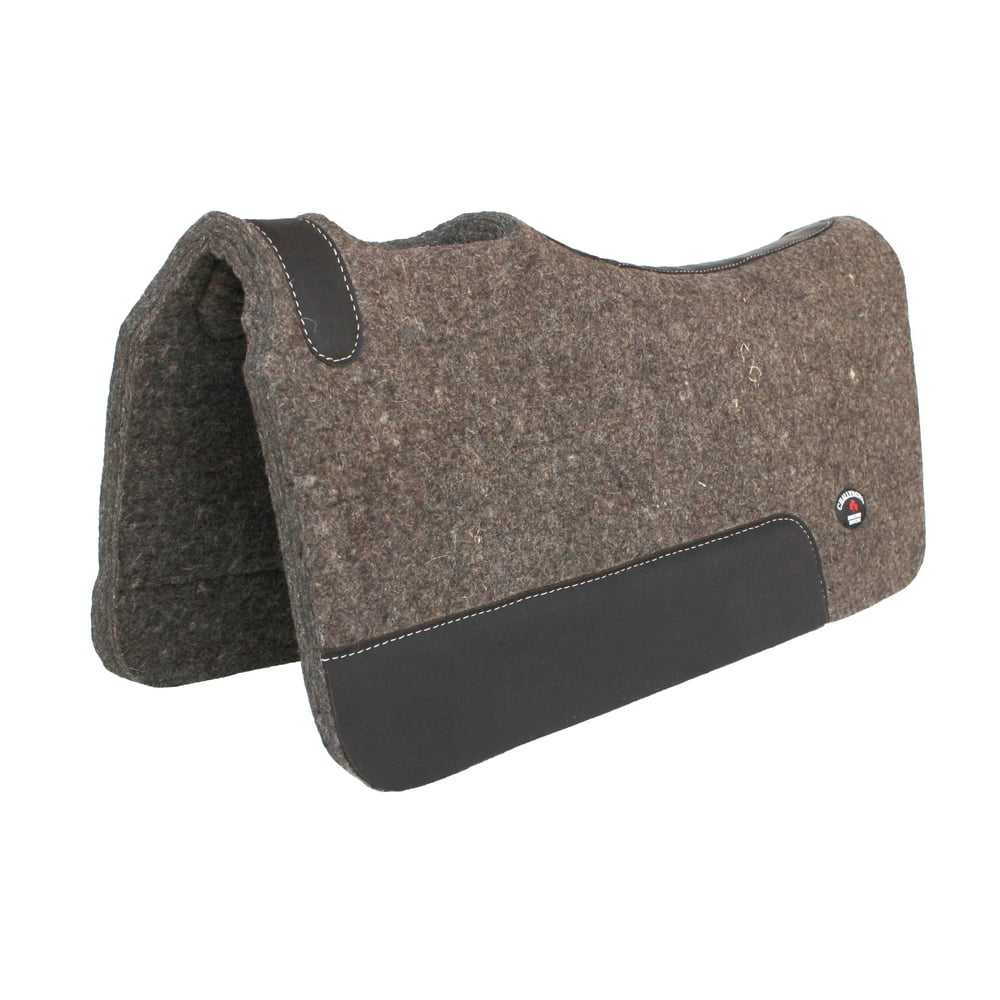 Thick Horse SADDLE PAD Western Contour Wool Felt Therapeutic 3981