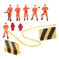 thumbnail image 1 of Figuras de bomberos en miniatura perfke 1:50 Diorama personaje tren, 1 of 9