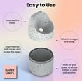 thumbnail image 4 of HAPPY SiNKS KONNA Fly Trap Bio Composite Reusable Fruit Fly Catcher Kitchen Pest Control White Grey, 4 of 7