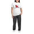 thumbnail image 5 of CafePress - Cardinal Painting Women's Light Pajamas - Women's Short Sleeve Print T-Shirt and Pants Light Cotton Pajama Set, 5 of 7