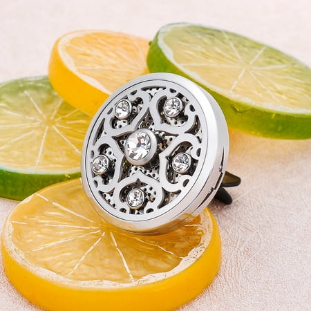 Crystal Diffuser - Car Vent Clip Sea Star Clear Crystal Aroma Perfume Essential Oil Diffuser Locket