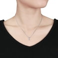 thumbnail image 3 of Everly Women's Diamond 10k White Gold Necklace, 3 of 5