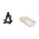 thumbnail image 5 of Bandeja Decorativa Moderna Con Escultura Abstracta Para Sala De Estar, Estantería, Decoración Del Hogar, Baño, Tocador, Frutero, Cafetería, Almacenamiento De Cosméticos, Desayuno, 5 of 8