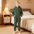 thumbnail image 5 of Fleece Lined Onesie Jumpsuit for Little Ones, Soft and Cozy with Zip Closure for Easy Dressing andGrip Soles for Indoor and Outdoor Safety, 5 of 6