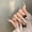 L, variant on Light Luxury Premium Feel Nail Art Tweed Nail Patch