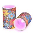 thumbnail image 7 of Yayeee Flameless Candles with Remote Flickering Battery Operated Multi Color Changing, Vibrant Tomatoes, 7 of 7
