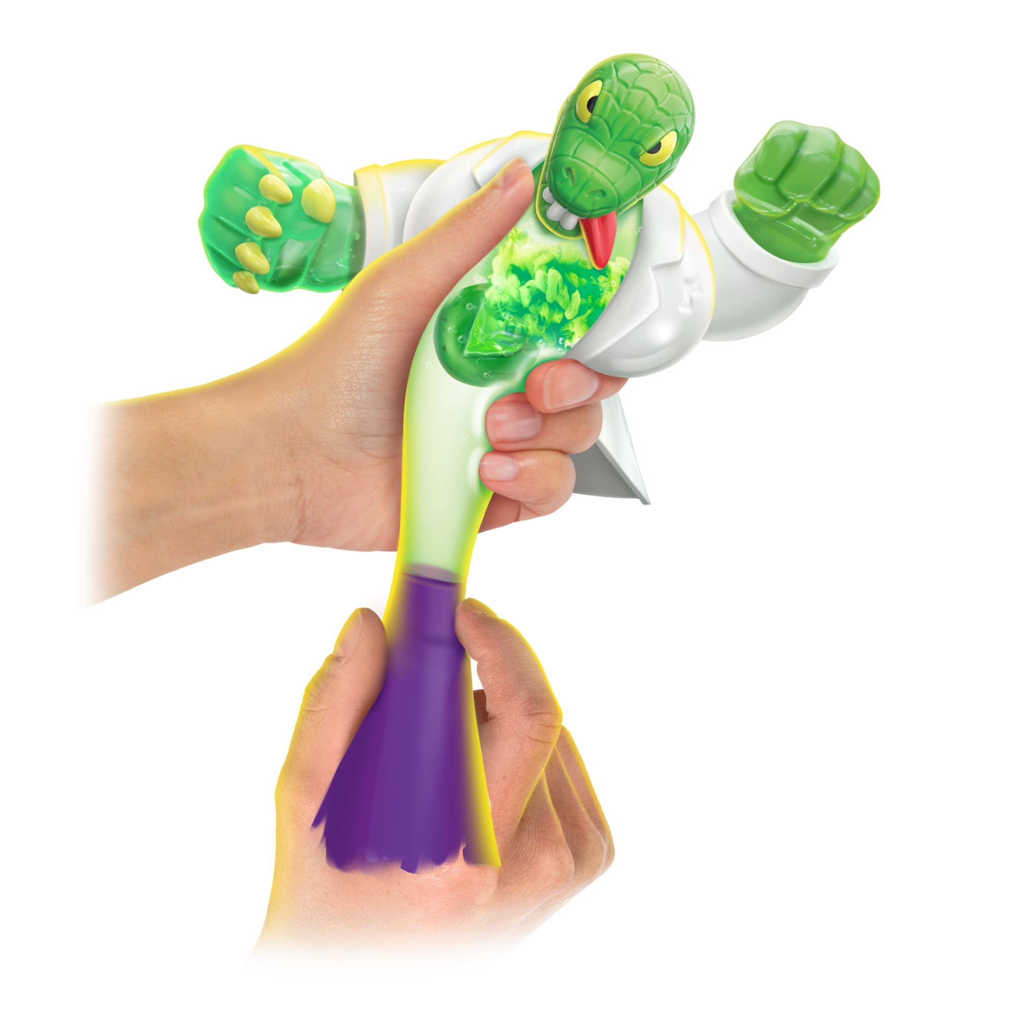 Heroes of Goo Jit Zu Marvel Goo Shifters Spider-Man VS Lizard, 2 Squishy 4.5" Figures, Ages 4+