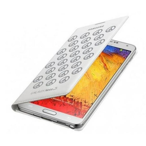 Samsung SA-EF-EN900BSEGWW Portefeuille Flip Cover Galaxy Note 3 Designer Moschino&44; Blanc