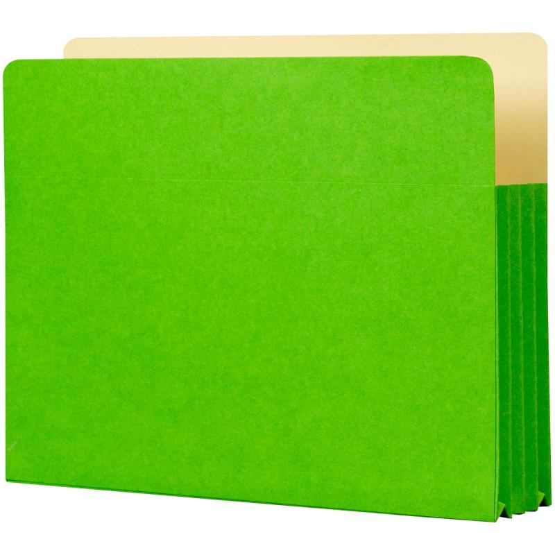 Student Project Folders, 9.5" x 14.75" x 3.5", 5pk, Evergreen Walmart