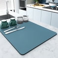 thumbnail image 1 of Leather diatom mud plain drain coffee table mat modern simple coffee mat insulation mat, 1 of 3