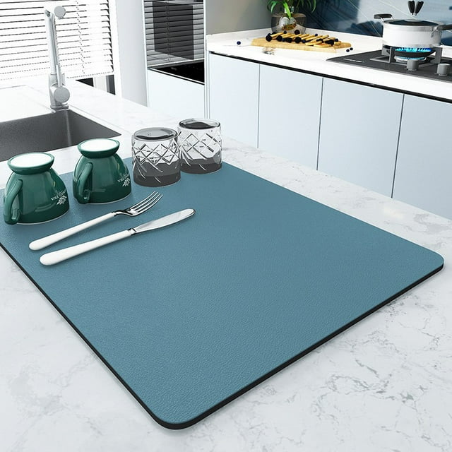 Tapis de table Basse en Cuir Diatomée Égouttoir Moderne simple Tapis d'Isolation