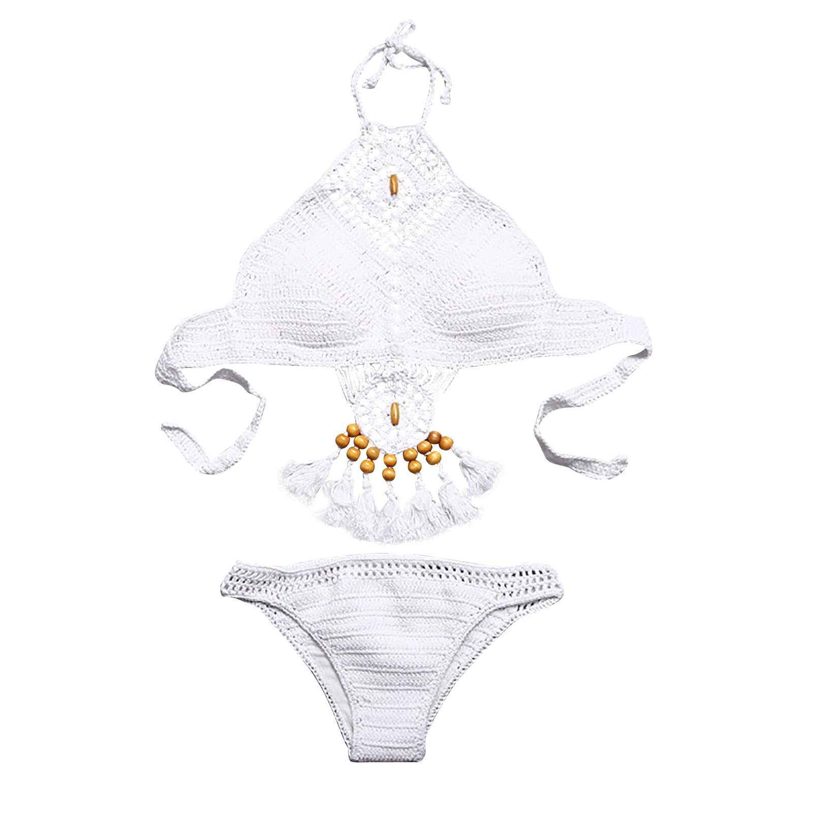 High waisted tassel bikini best sale