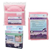 NuAngel Flip & Go Nursing Pad Case with Nursing Blanket & All-Natural White Cotton Nursing Pad Set