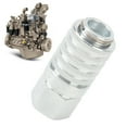 thumbnail image 4 of <p>Hydraulic Test Port Diagnostic Equipment Quick Coupler Pd Coupler PD242 Series Test Port Steel 1/4in 18NPTF Thread Impact Resistance Rustproof Quick Coupler For 's, 4 of 7