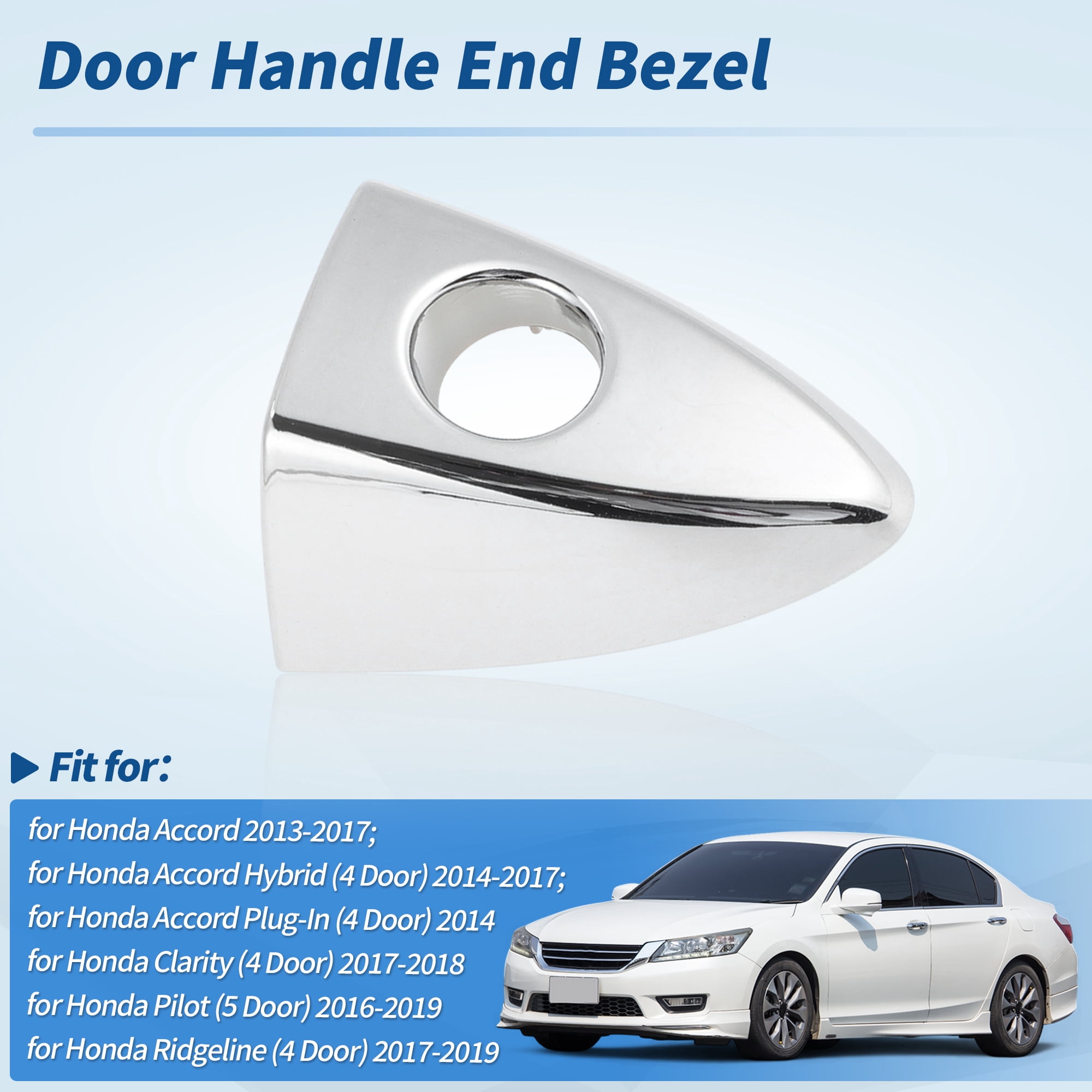 Unique Bargains Front Driver Side Door Handle Bezel for Honda Accord 2013-2017