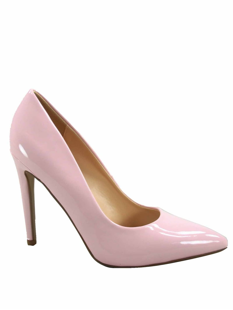 tegnebog rive ned pædagog Scheme Women's Classic Slip On Pointy Toe Stiletto High Heel Pumps Shoes (  Pink, 7.5 ) - Walmart.com