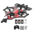 thumbnail image 4 of Avión RC Avión de control remoto Giro de 360 degree Listo para volar Fácil de controlar al aire libre rojo con 3 pilas, 4 of 9