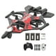 thumbnail image 4 of Avión RC Avión de control remoto Avión fácil de controlar con luz Stunt Roll Portátil rojo con 3 pilas, 4 of 9
