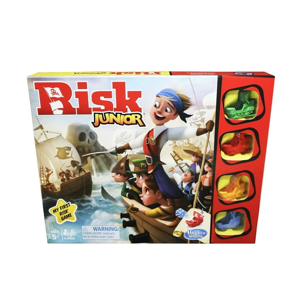 Risk Game Junior Edition, Strategy Game, For Kids Ages 5 and Up, for 2