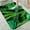 Green Tropical Foliage, variant on 1pc Colorful Mandala inspired Design Bathroom Rug Bathroom Decor and Accessories- Durable,Anti Slip,And Quick Drying,Suitable For Indoor/outdoor Use - Perfect For Bathrooms,Bedrooms,Kitchens