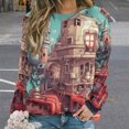 thumbnail image 2 of Sweatshirt For Womens Crewneck Fire Engine Car Truck Hoodies Teen Girls Cute, 2 of 7