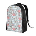 thumbnail image 2 of Disketp Cute Rabbit And Heart Mochila Unisex de Apertura Lateral Completa, Mochila para Laptop para Escuela, Trabajo y Viajes, 2 of 8