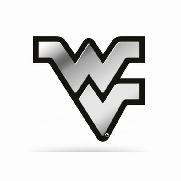 3 x 3 in. West Virginia NCAA Plastic Auto Emblem