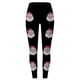 thumbnail image 4 of Leggings de cintura alta para mujer, pantalones de yoga para entrenamiento, suaves, elásticos, cómodos, con estampado navideño, diseño de bloques de color para fitness y running 2678, 4 of 4