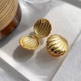 thumbnail image 6 of Osdhezcn Small Shells Shaped Metal Earring Sweet Cool Studs Earring Cartilage Jewelry, 6 of 17