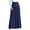 Dark Blue, variant on JNGSA Cute Skirts for Women, Womens Pleated A-Line Plus Size Skirt High Waisted Swing Midi Skirt with Pocket