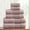 Silver Pink, variant on Modern Threads Aircloud 6-Piece Cotton Bath Towel Set, Blush