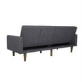 DHP Modern Retro Paxson Futon, Gray Linen