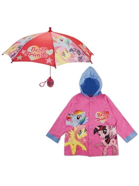 Little Girl In Raincoat Drawing