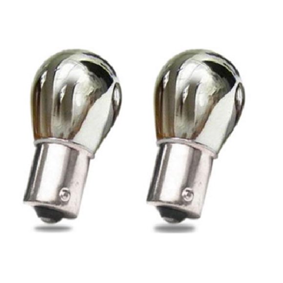 GP-Thunder GP-1156PY-CA Marqueurs Ambrés Argent Chrome Furtif Ampoules de Signal hors Ensemble Pin
