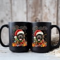 thumbnail image 3 of Merry Christmas Santa Newfoundland Scarf Twinkling Lights Xmas Holiday Mug Newfie Dog Lover Gifts Coffee Tea Cup - 00022, 3 of 4