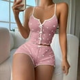 thumbnail image 6 of Huhudde Pajamas Sleeveless Summers Lounges Set Heart Printed Nighty Loungewear Soft Tanks Top and Shorts Sleepwear Nightwears, 6 of 16