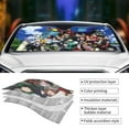 thumbnail image 2 of My Hero Academia Car Windshield Sun Shade, Front Window Sun Shades, Visor Shield Cover For Car Suv Truck, Visor Protector Blocks Uv Rays, Keep Your Vehicle Cool, Medium, 55*29.9 Inch, 2 of 8