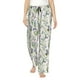 thumbnail image 1 of Balery Wisteria Flower Pantalones de pijama para mujer, pijamas ultraligeros, pantalones de estar por casa-Small, 1 of 6