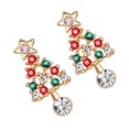 thumbnail image 2 of Qarigey 1 par de pendientes de aleación de diamantes de imitación con forma de árbol de Navidad, regalo de joyería para mujer Ropa, zapatos y accesorios Miscelánea, 2 of 8