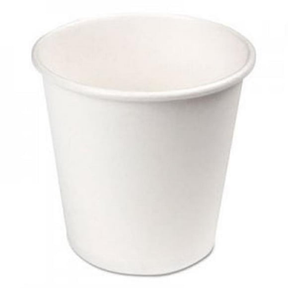 Boardwalk BWKWHT4HCUP 4 oz Paper Hot Cups, White