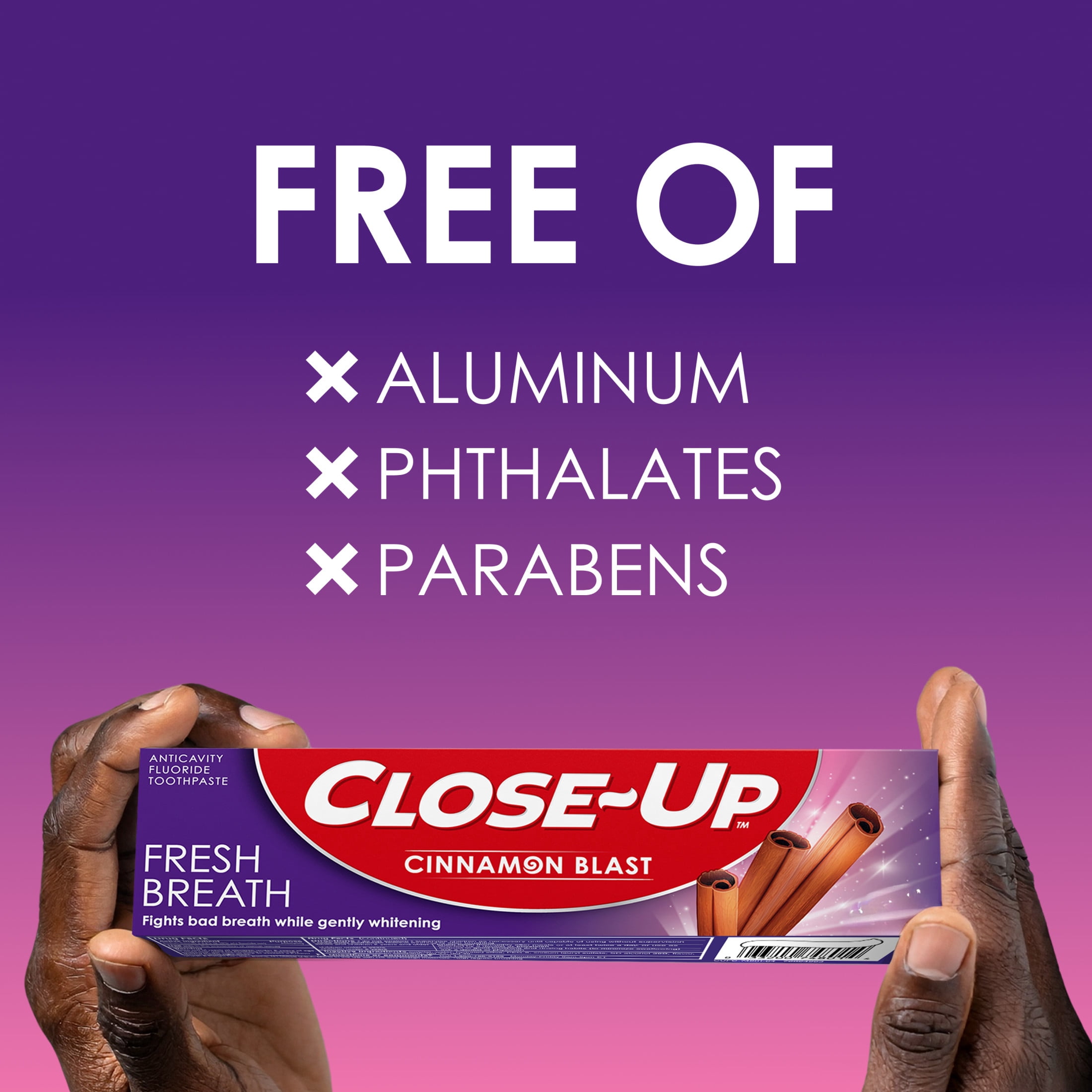 Close-Up Anticavity Toothpaste with Fluoride, Cinnamon Blast flavor, 8 oz