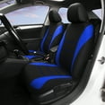 thumbnail image 2 of AUTOYOUTH Car Seat Covers Full Set- Breathable Bucket Seat Covers with Removable Headrest Universal Fit For Vans, SUVs, Trucks...(Blue Color), 2 of 6