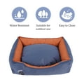 thumbnail image 5 of SUSSEXHOME Pets 23.5 x 17.3 x 7 Inches Washable Dog Bed for Medium Dogs - Durable Waterproof Sofa Dog Bed with Sides - (NAVY), 5 of 7