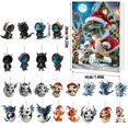 thumbnail image 4 of Ornements de Dinosaures de Noël Calendrier de l'Avent Ensemble Surprise Aveugle pour Fête de Vacances d'Enfants, 4 of 9